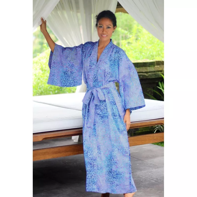 Rushing River Women’s Batik Cotton Robe