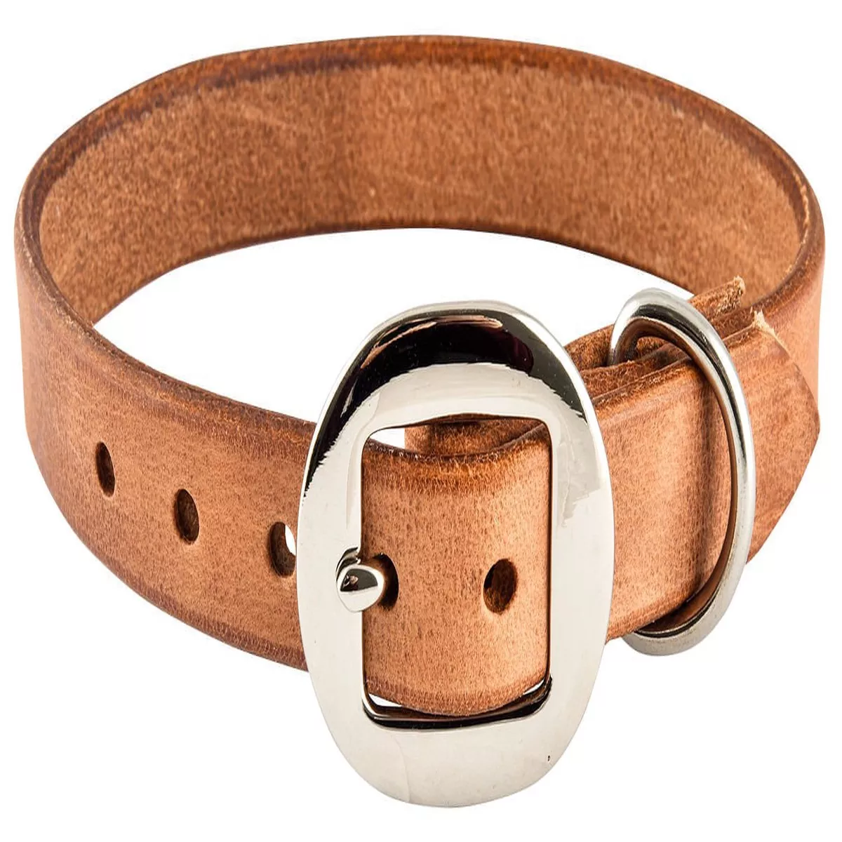 San Saba Leather Dog Collar