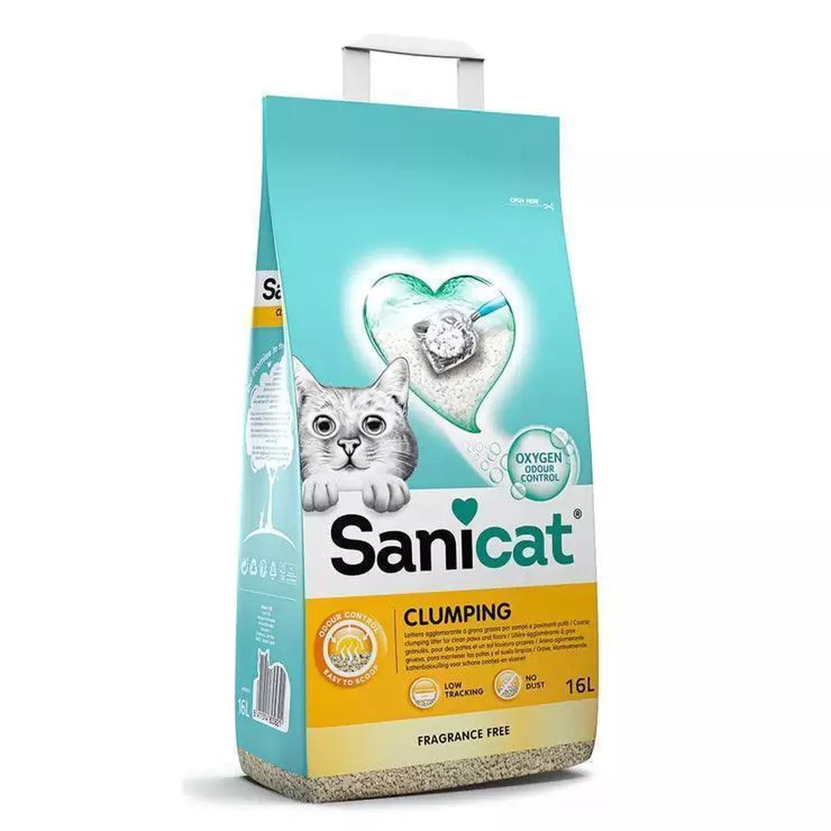 Sanicat Clumping Cat Litter, 16L LIMITED AVAILABILITY