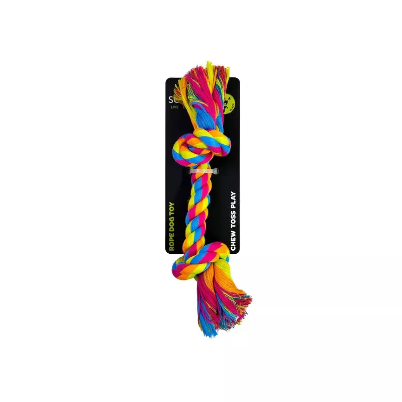 Scream 2-Knot Rope Dog Toy 22cm
