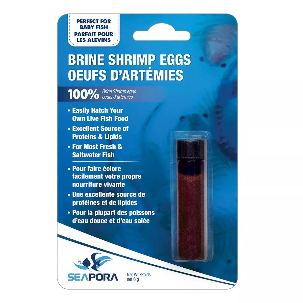 Seapora Brine Shrimp Eggs – 6 g
