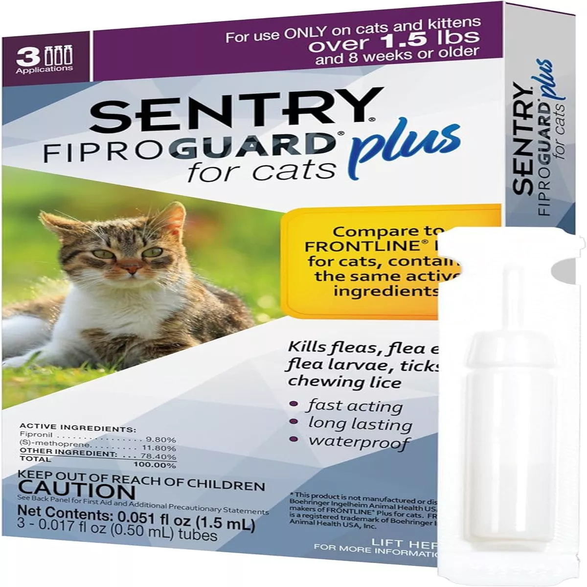 SENTRY Fiproguard Plus Topical for Cats