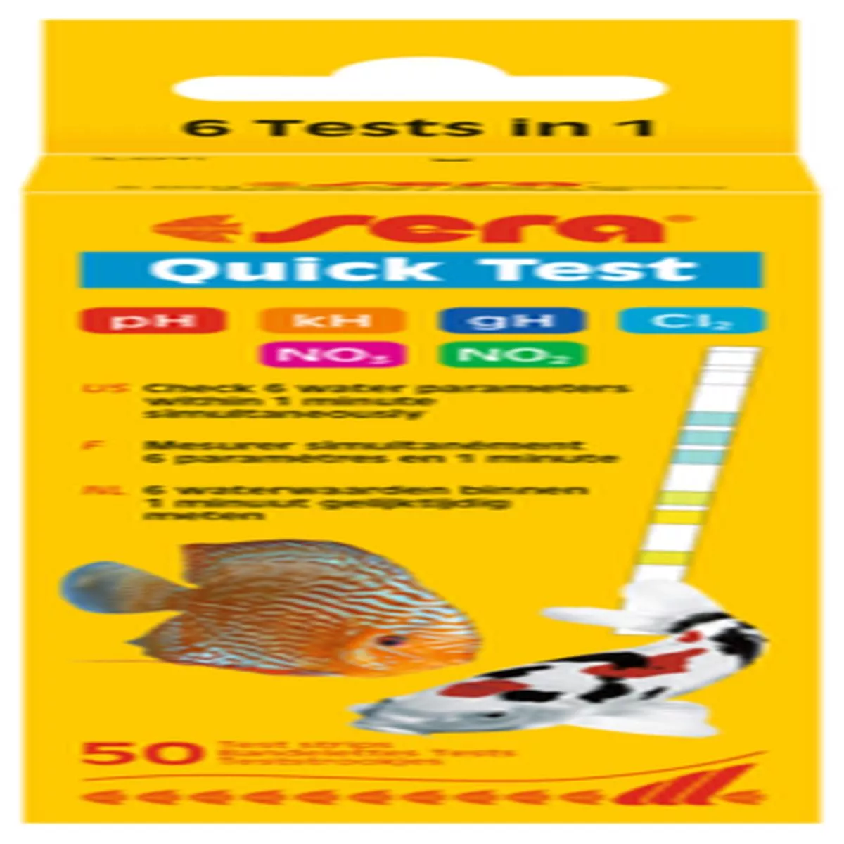 Sera Aquarium Quick Test Strips (50-Pack)