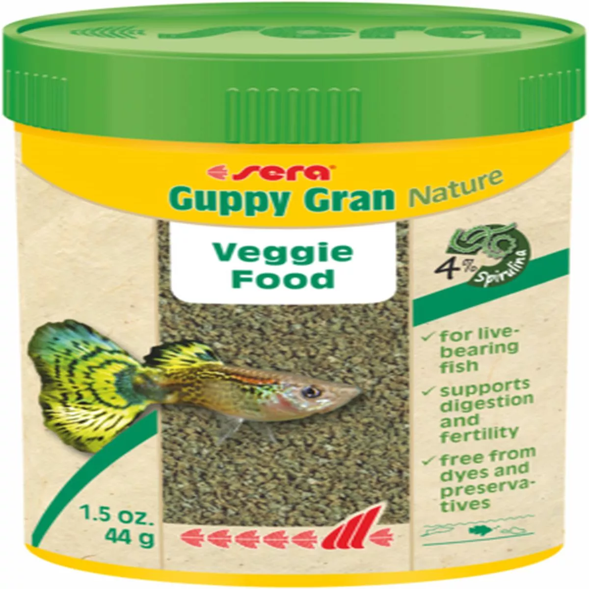 Sera Guppy Gran Nature – Veggie Food