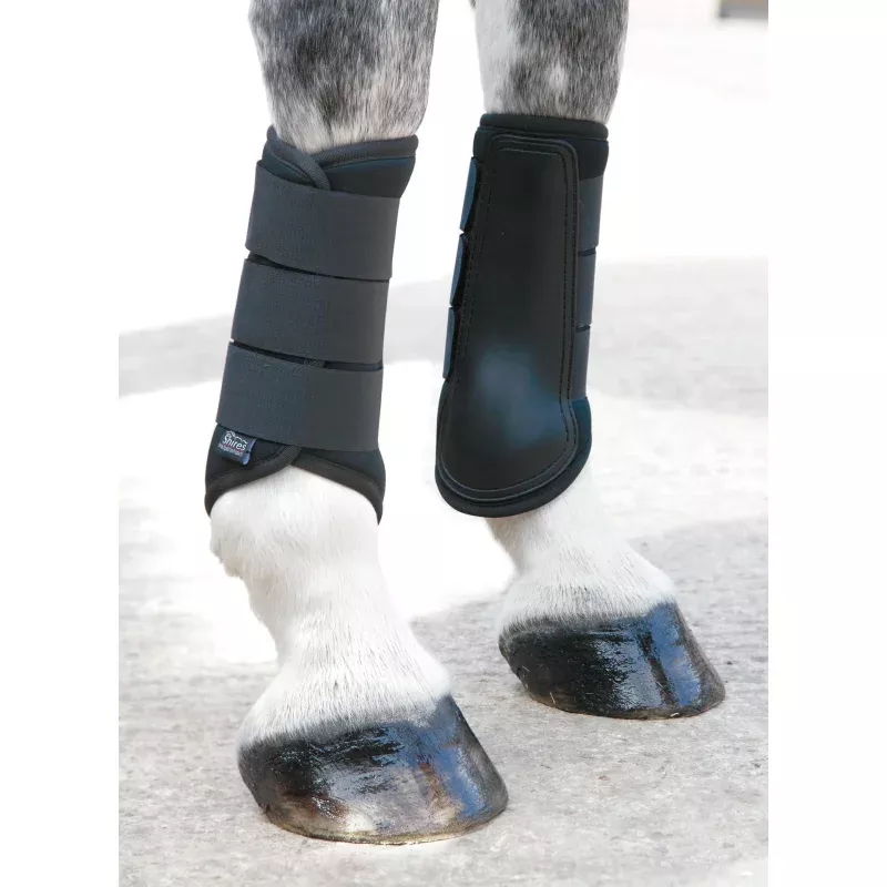 Shires Neoprene Brushing Boots Black