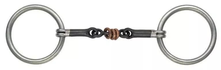 Shires Sweet Iron Copper Roller Snaffle
