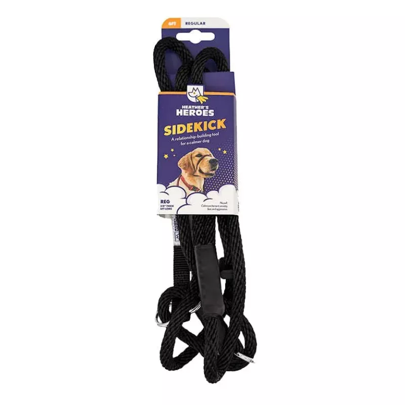 The Sidekick Dog Training Lead Black