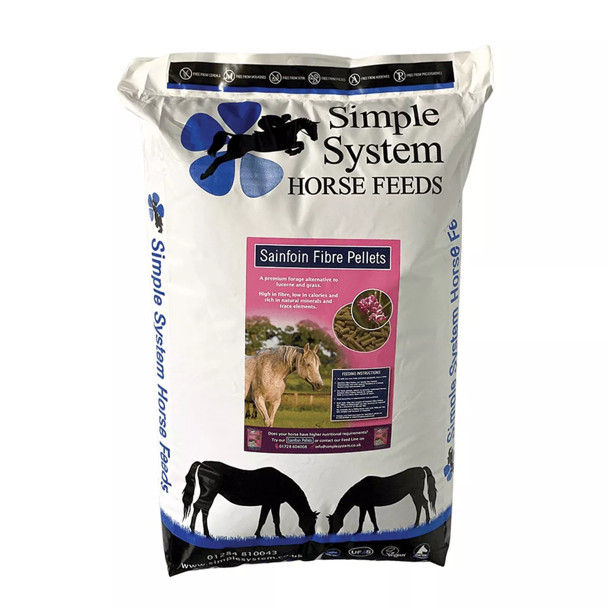 Simple System Sainfoin FIBRE Pells 20kg