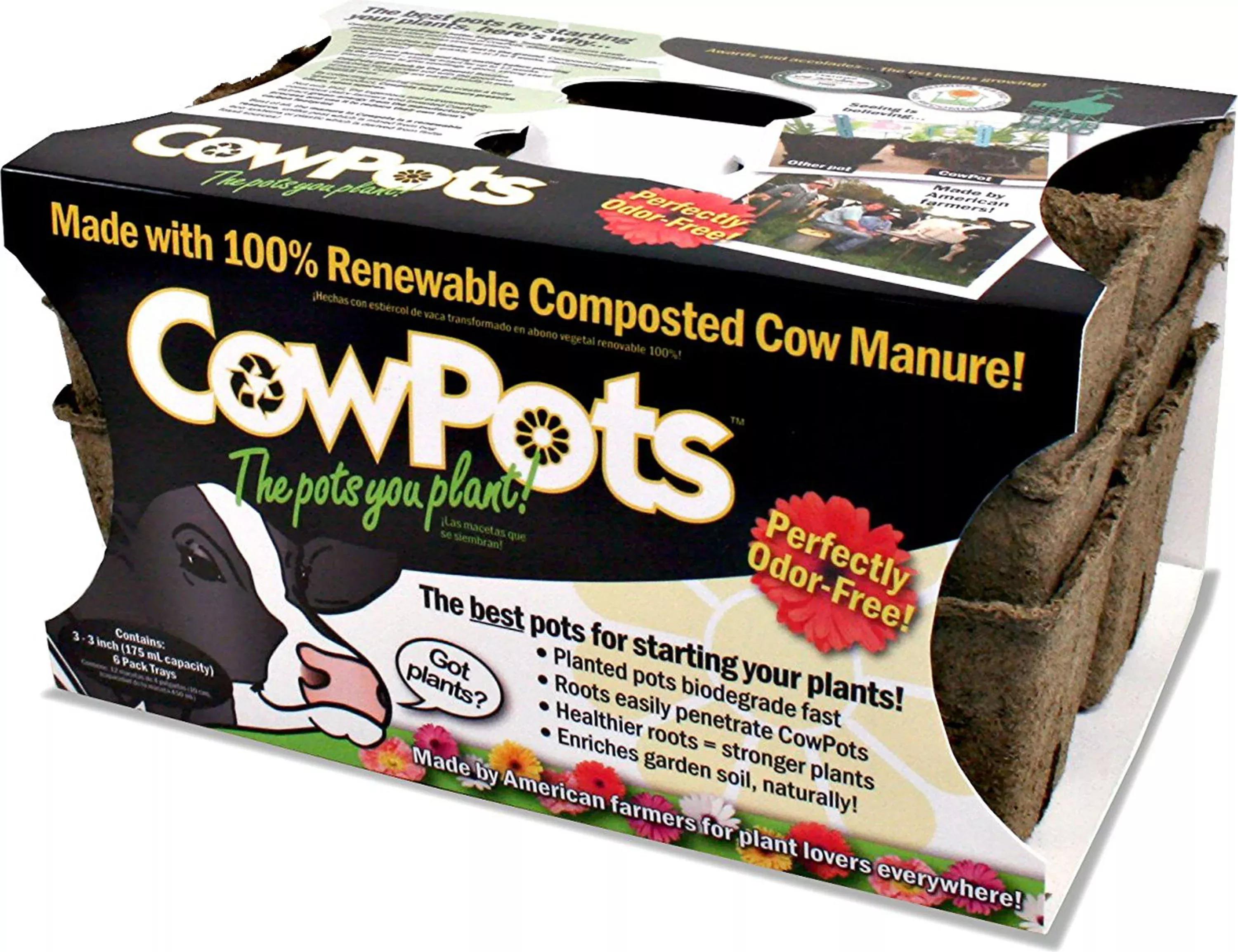 Sixcell Cowpots