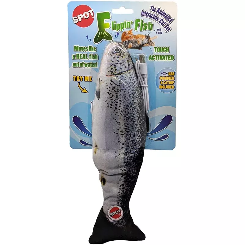 Skineez Flippin Fish Cat Toy