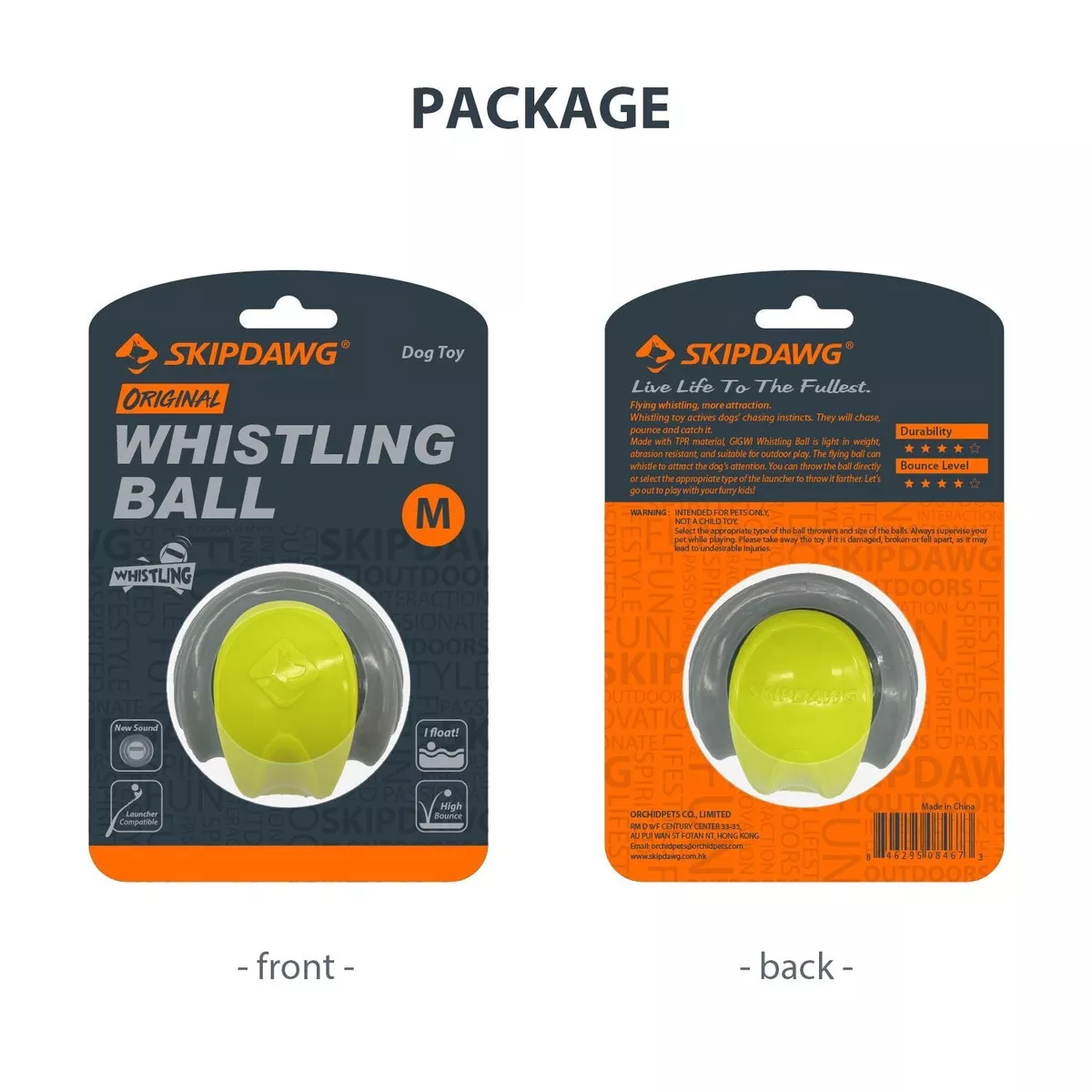 Skipdawg Whistling Ball