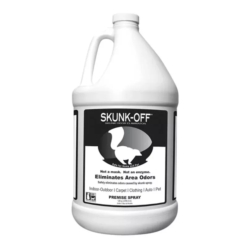 Skunk-Off Premise Spray, Gallon Clear Yellow