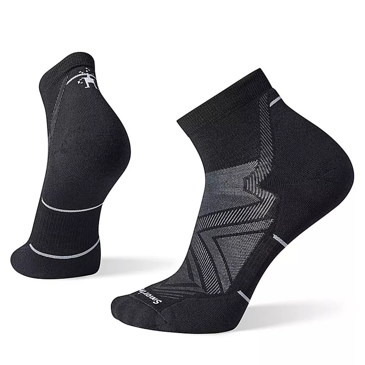 Smartwool Run Targeted Cushion Ankle Socks - Black