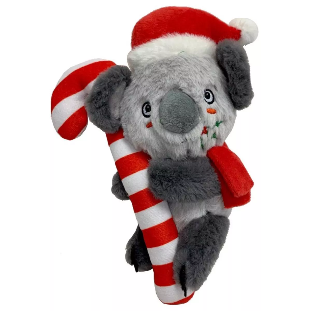 Snuggle Pals Christmas Koala with Candy Cane
