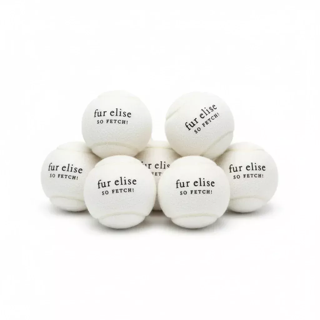So Fetch! Tennis Ball Pack of 7 - Ivory