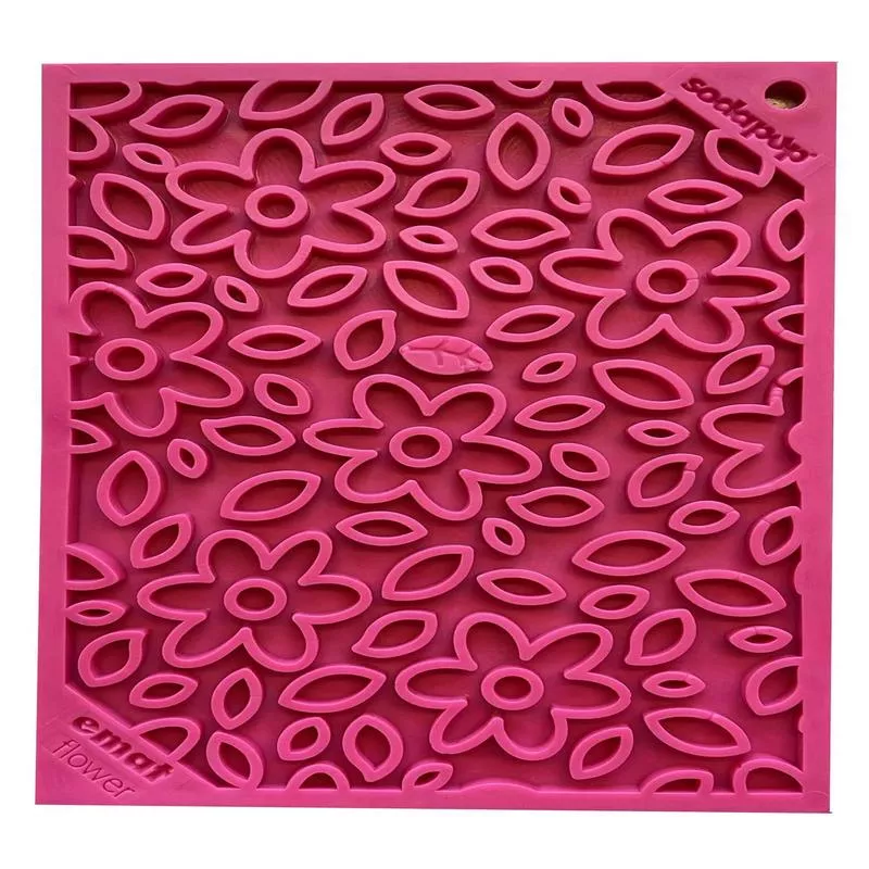 SodaPup Flower Power Pink Lickmat