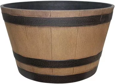 Southern Patio Whiskey Barrel Planter –