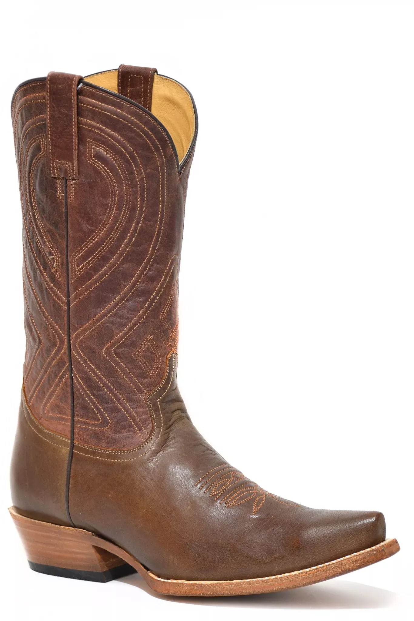 Stetson Mens Mossman Snip Toe Boots