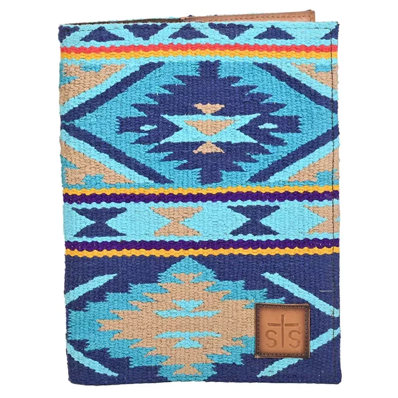 STS Mojave Sky Aztec Pattern Journal Cover Blue