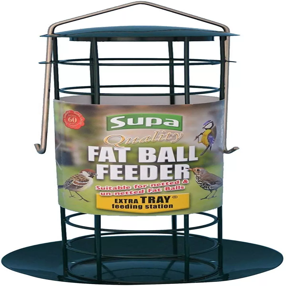 Supa Fat Ball Feeder With Tray