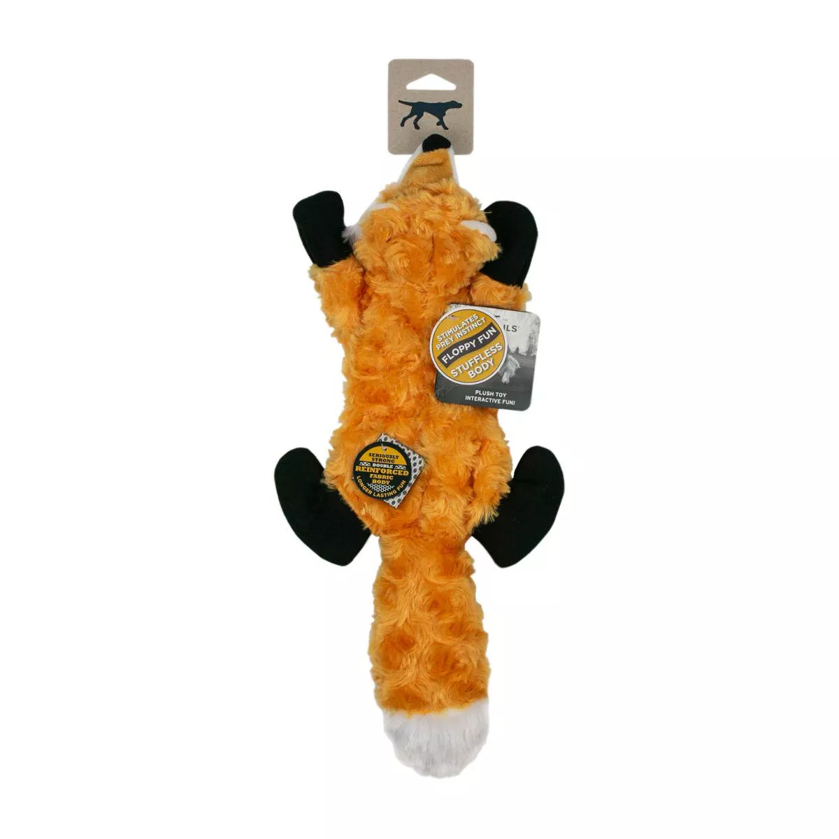Tall Tails – Fox Stuffless With Inner Rope & Squeaker In Head