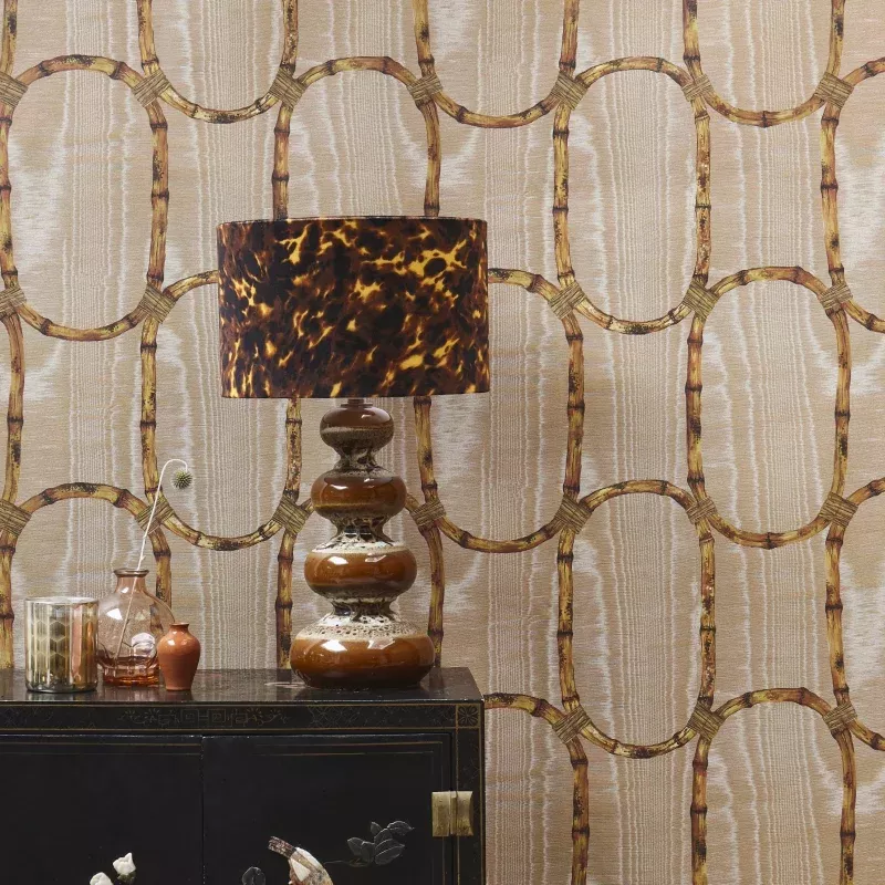 Tea Room in Camel – Wallpaper
