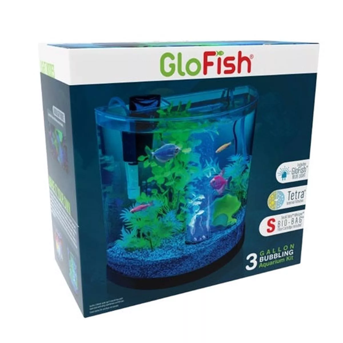 Tetra GloFish Half-Moon Bubbling Aquarium Kit