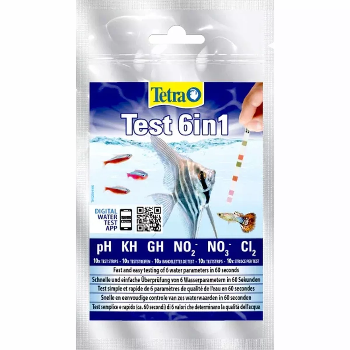 Tetra Test Strips 6in1 - 10 Strips