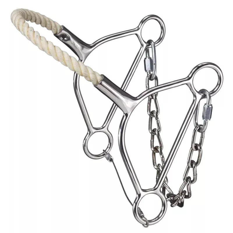 Tough1 Beetle Hackamore Stainless Steel