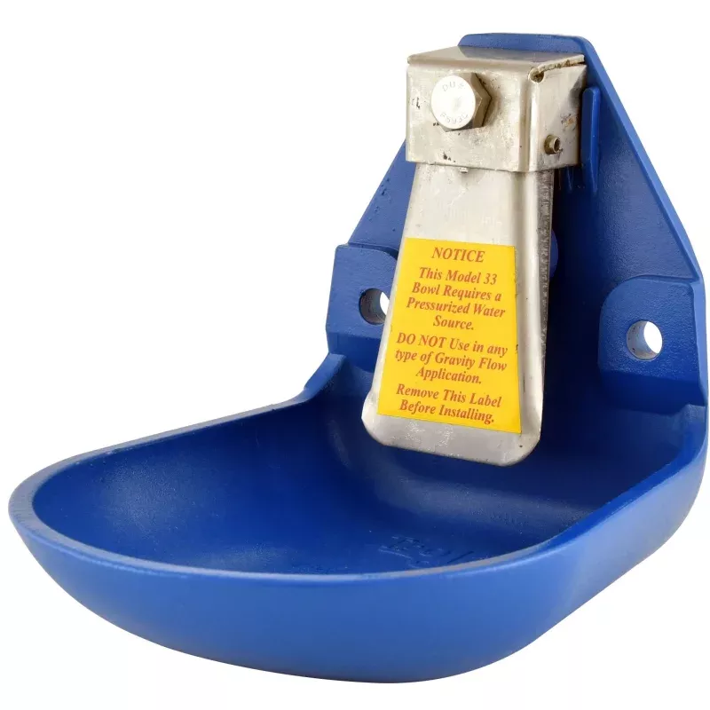 Trojan Model 33 Pressure Pig Waterer 2 Cup Capacity Blue