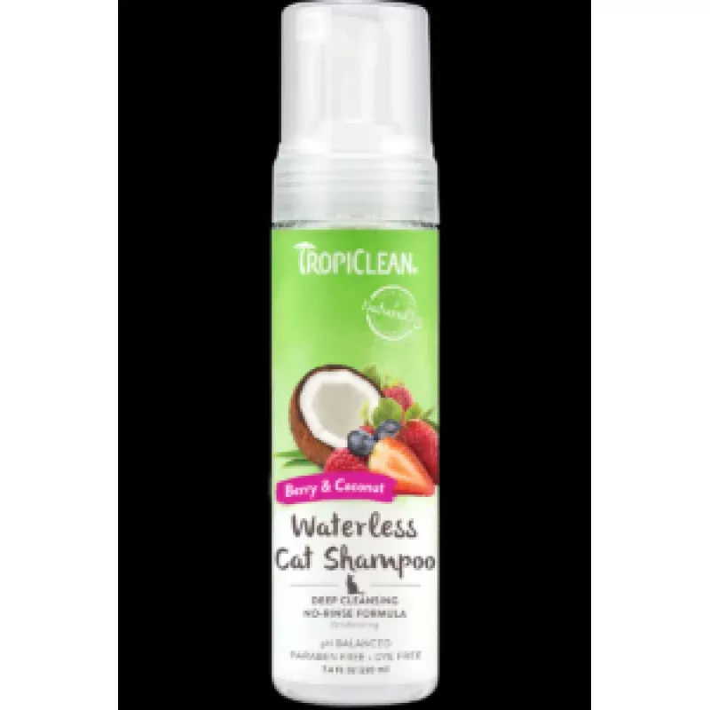 Tropiclean Cat Waterless Shampoo 220ml