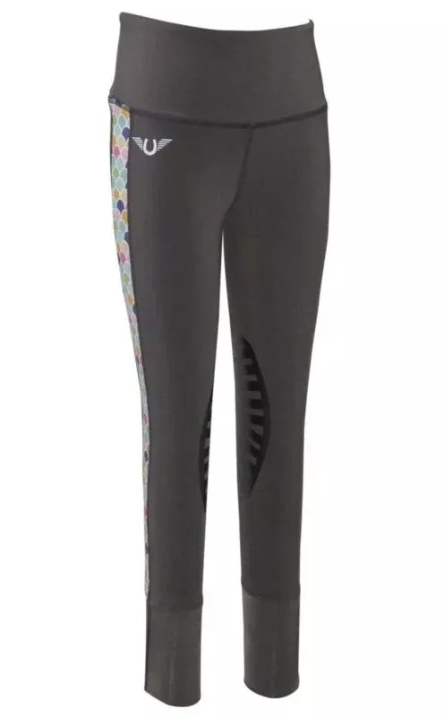 Tuffrider Kids Iris Equicool Tights Large Brn