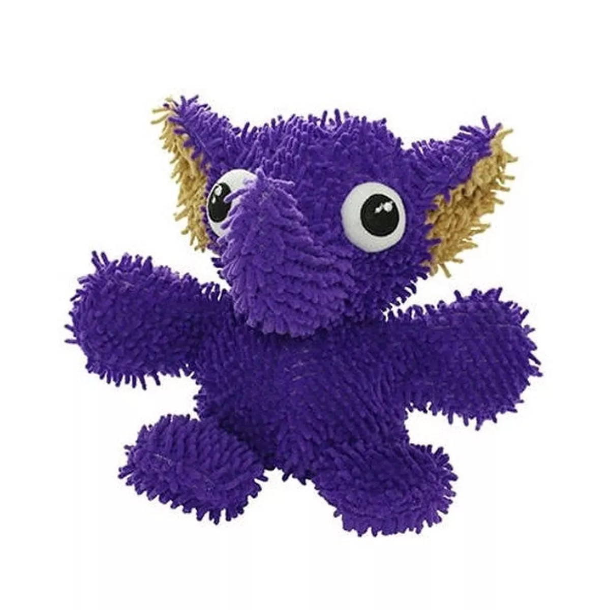 Tuffy's Mighty Junior Microfiber Ball Elephant Dog Toy