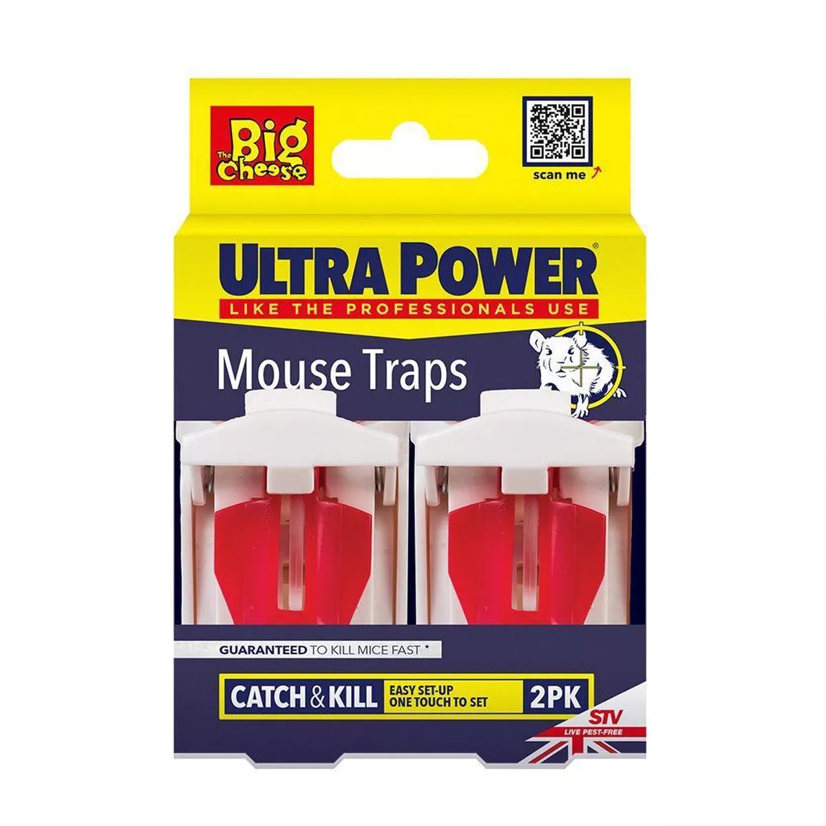 Ultra Power Mouse Trap Baited 2Pack