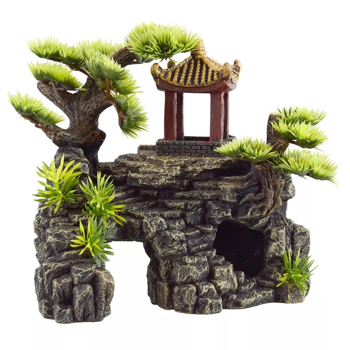 Underwater Treasures Temple On Rock
