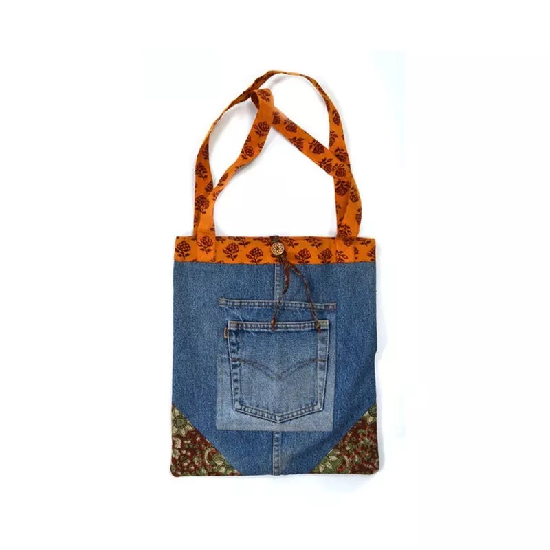 Upcycled Denim Tote