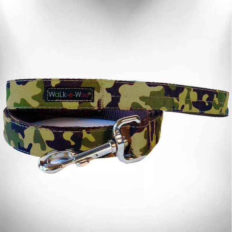 Walk-e-woo Leash Camo Thick