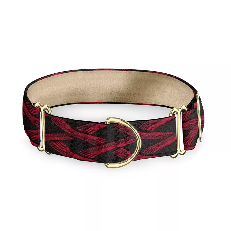 The Weave Red 1.5″ Collar