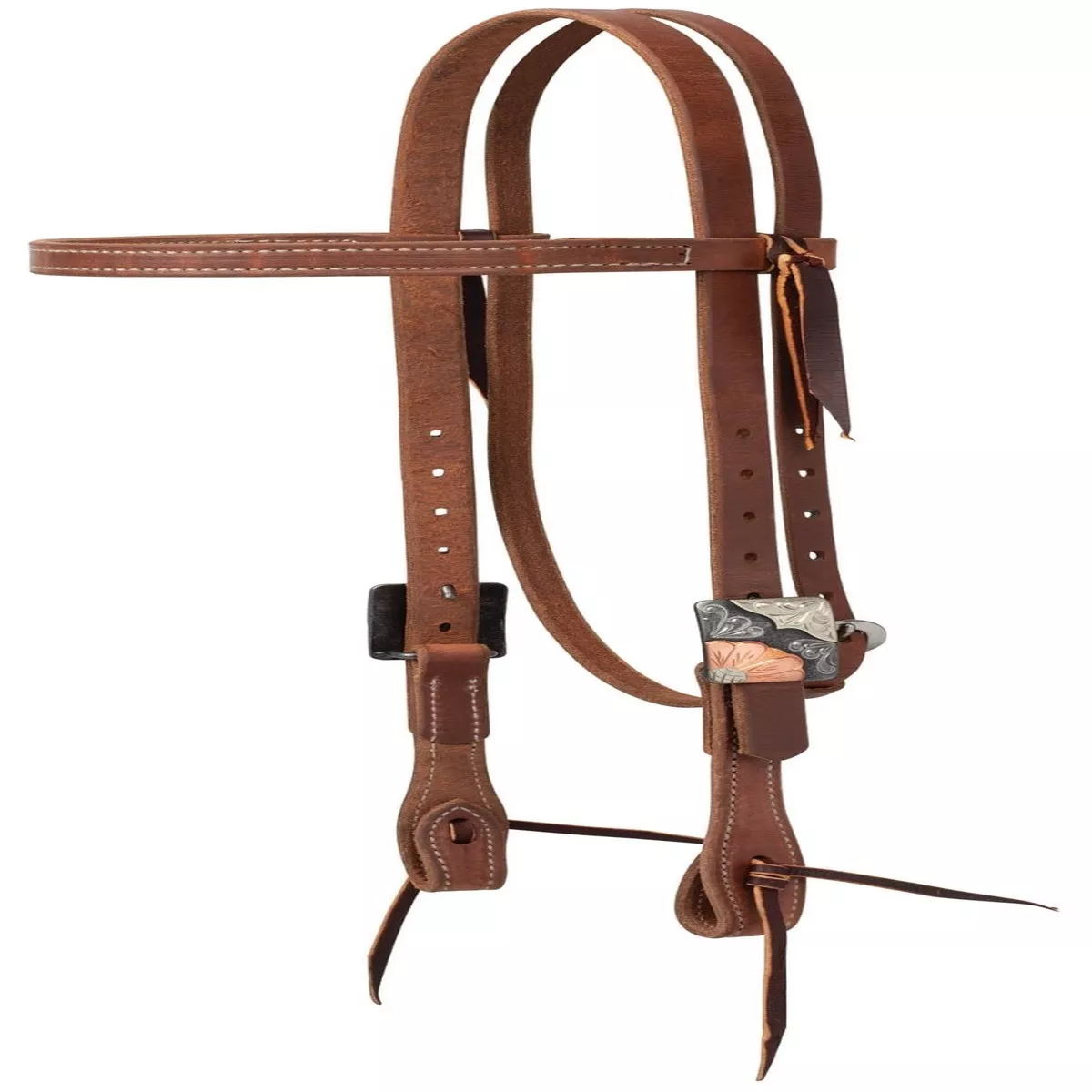 Weaver ProTack Copper Flower Browband Headstall