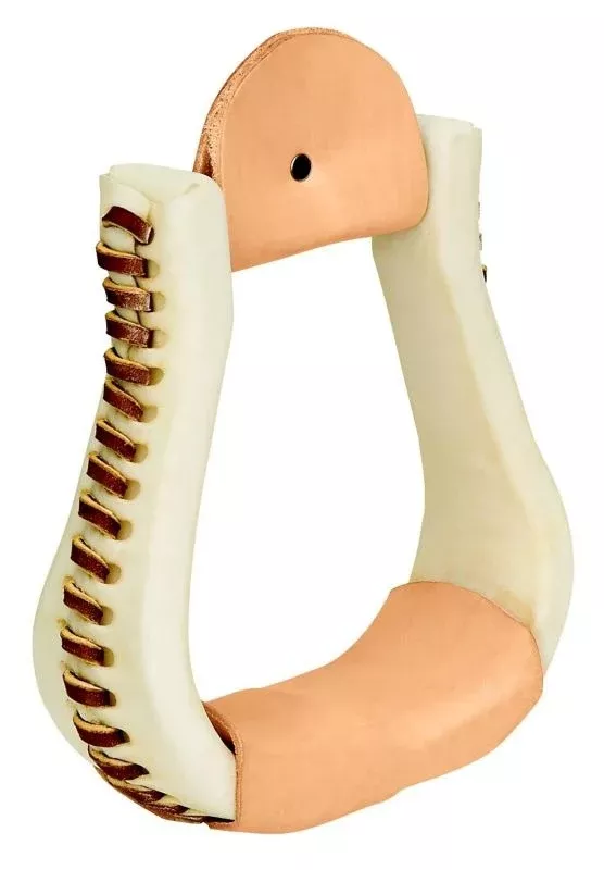 Weaver Rawhide Covered Bell Stirrups 5 W 3 Neck