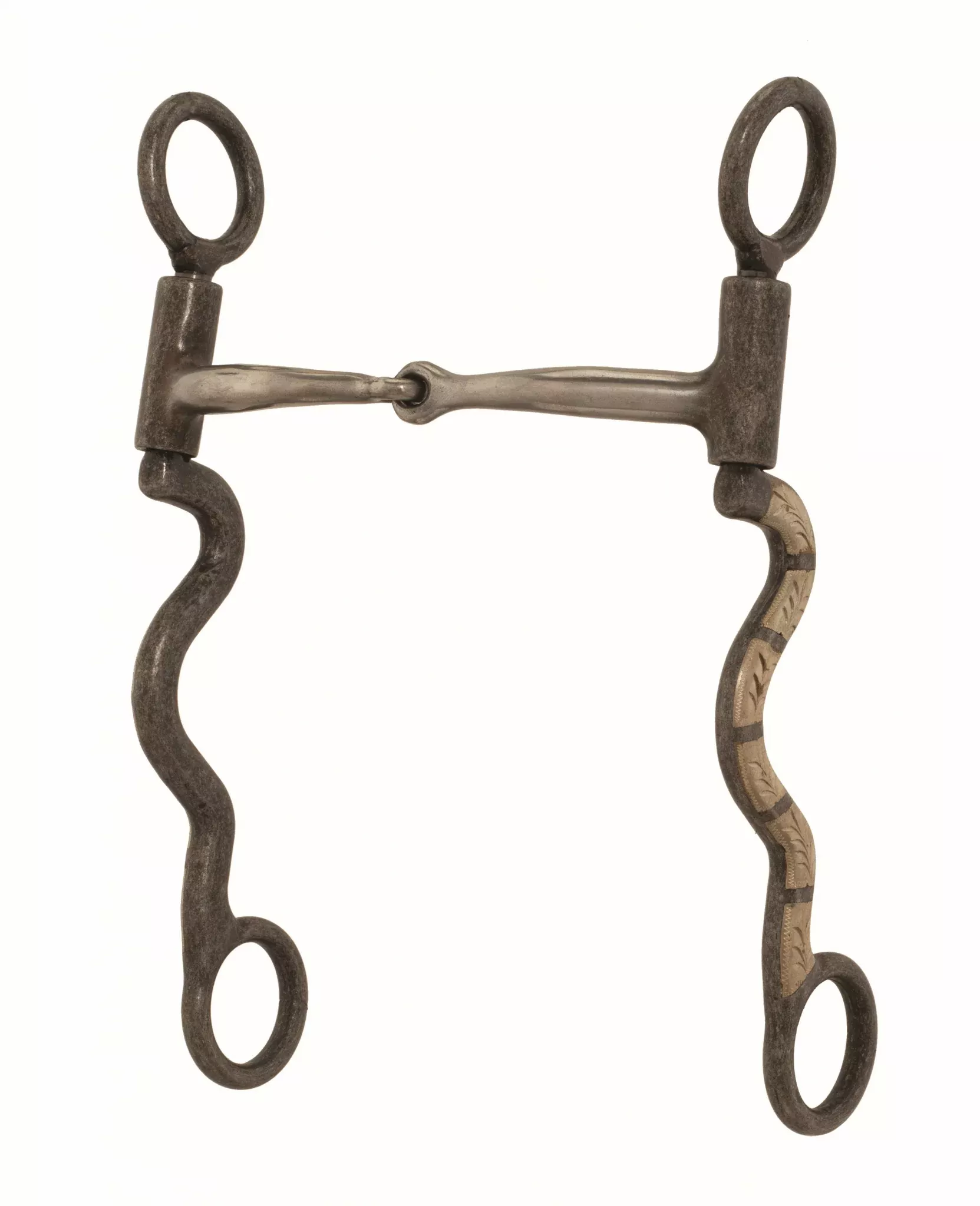 Weaver S Shank Horse Bit with Long 8-1/4" Cheeks