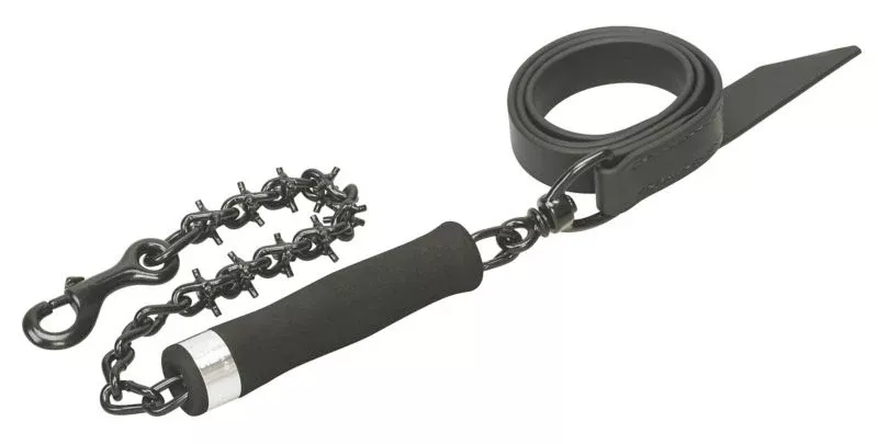 Weaver Sure Hand Lead Pronged Chain Black