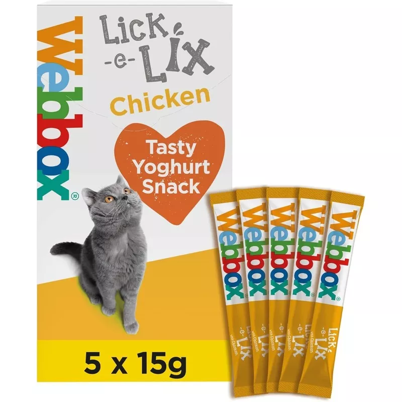 Webbox Lick-e-Lix Chicken Cat Treats