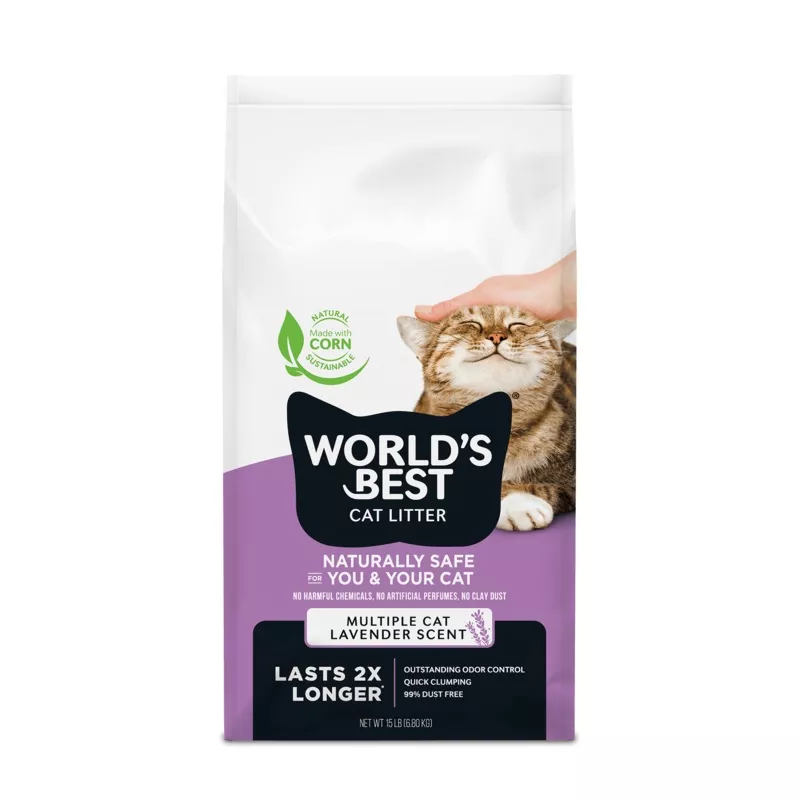 World’s Best Cat Litter Multiple CatLavender 28lb