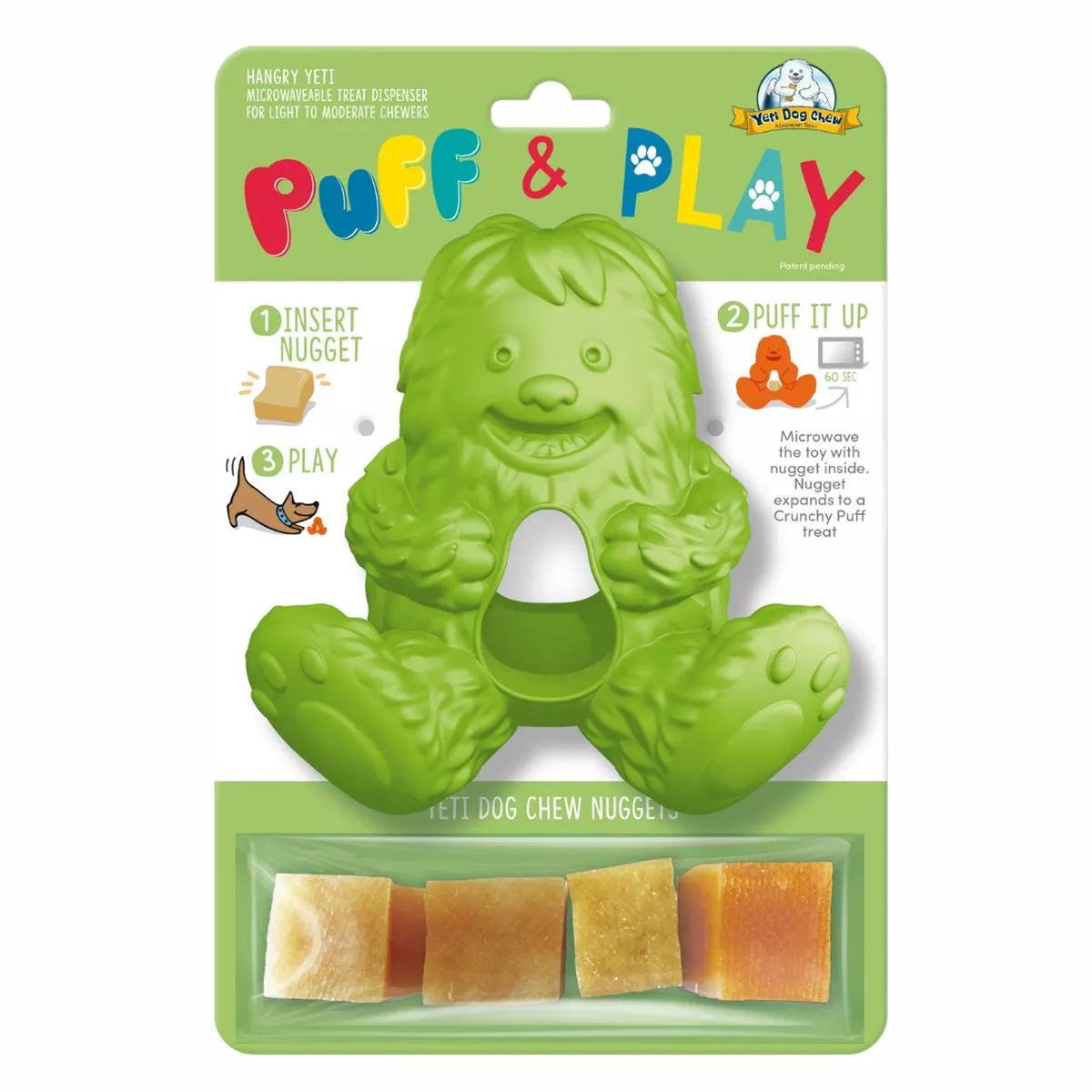 Yeti Puff and Play Interactive Dog Toy