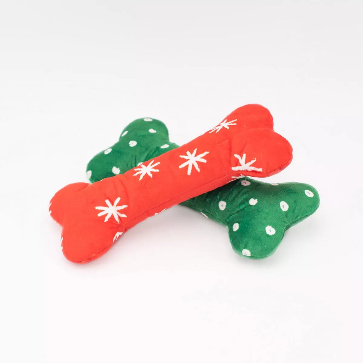 ZippyPaws – Holiday Patterned Bones 2 Pack