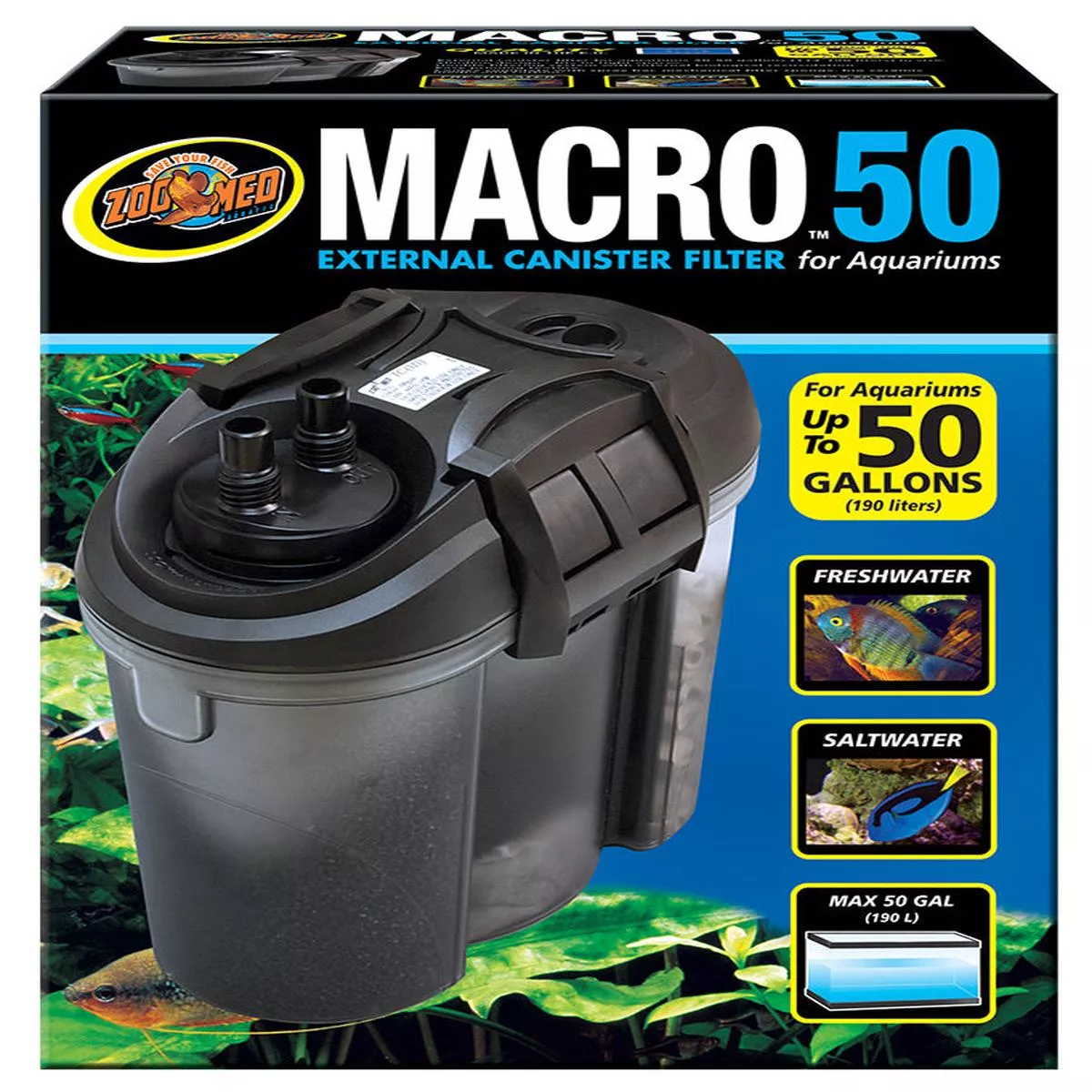 Zoo Med Macro 50 External Canister Filter