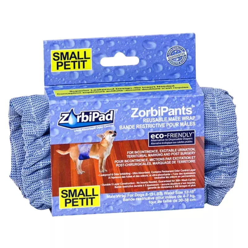 ZorbiPants Reusable Male Wrap for Dogs Blue
