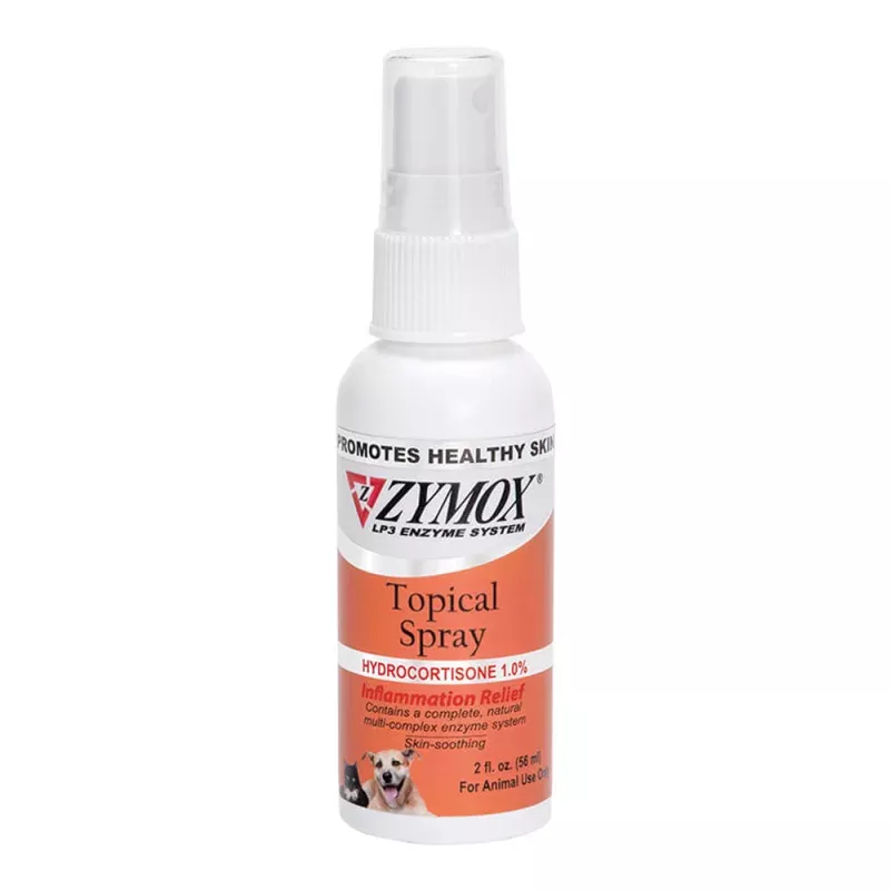 Zymox Topical Spray with 1% Hydrocortisone, 2 oz