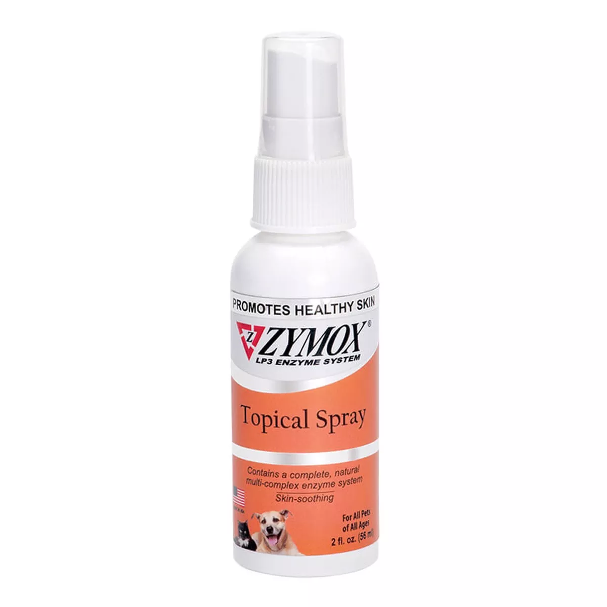 Zymox Topical Spray without Hydrocortisone, 2 oz